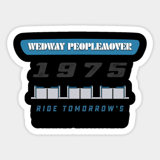 Wedway People Mover Transportation Sticker